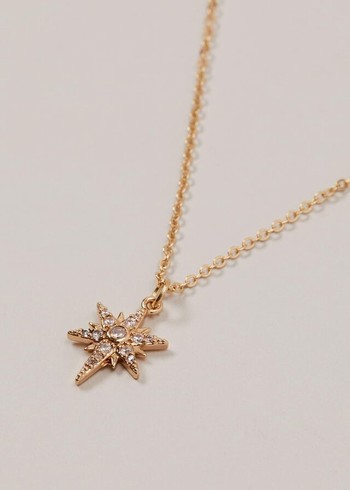 Phase Eight Gold Plated Star Pendant Jewellery Gold Australia | UR8091627